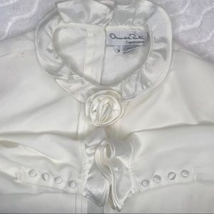 Oscar de la Renta Expressions blouse, size…